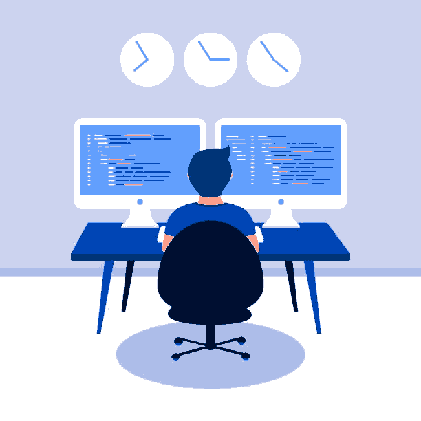 Software Developer At Work